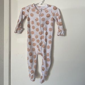 Size 6-9 months Caden Lane cookie onesie pajamas